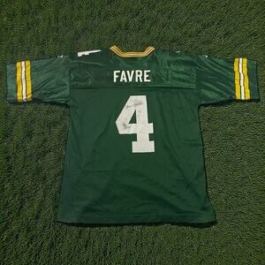 Vintage 90s Starter Brett Favre #4 NFL Green Bay Packers Home Jersey Men’s 48/L